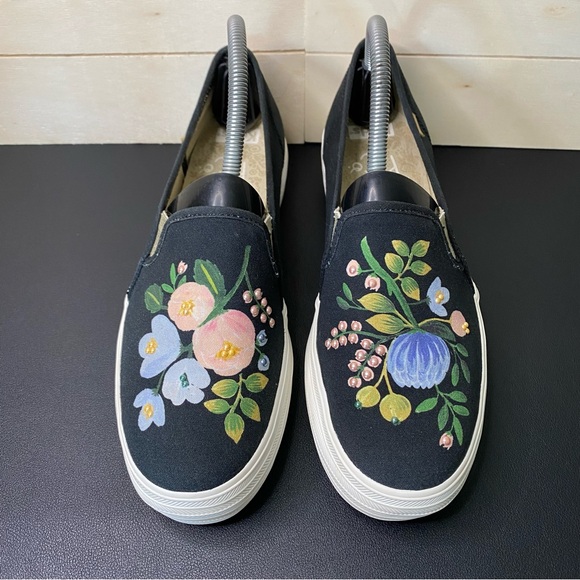 Keds Rifle Paper Co Botanical Triple Decker Women's Size 8.5 Platform Shoes - Picture 7 of 11